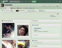 Tablet Screenshot of galateabeta.deviantart.com