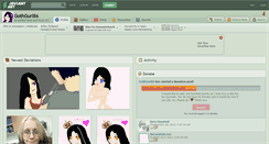 Desktop Screenshot of gothgurl86.deviantart.com