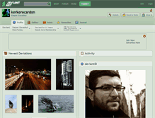 Tablet Screenshot of kerkerecardon.deviantart.com