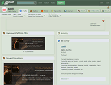 Tablet Screenshot of catiii.deviantart.com