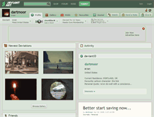 Tablet Screenshot of dartmoor.deviantart.com
