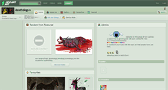 Desktop Screenshot of deathdogs.deviantart.com