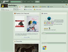 Tablet Screenshot of deathdogs.deviantart.com
