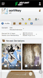 Mobile Screenshot of oorii9key.deviantart.com