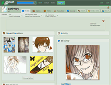 Tablet Screenshot of oorii9key.deviantart.com