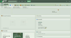 Desktop Screenshot of isolbella.deviantart.com