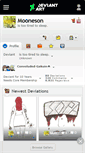 Mobile Screenshot of mooneson.deviantart.com