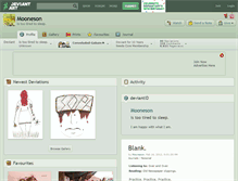 Tablet Screenshot of mooneson.deviantart.com