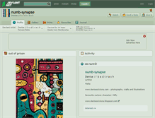 Tablet Screenshot of numb-synapse.deviantart.com