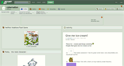 Desktop Screenshot of cybernation.deviantart.com