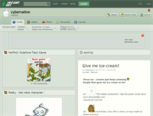 Tablet Screenshot of cybernation.deviantart.com