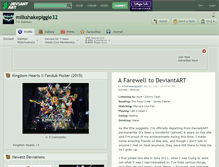 Tablet Screenshot of milkshakepiggie32.deviantart.com