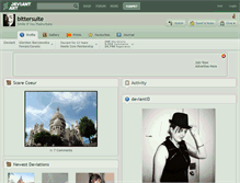 Tablet Screenshot of bittersuite.deviantart.com