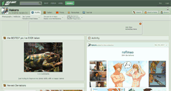 Desktop Screenshot of hakoro.deviantart.com