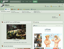 Tablet Screenshot of hakoro.deviantart.com