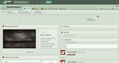 Desktop Screenshot of peacebreaker47.deviantart.com