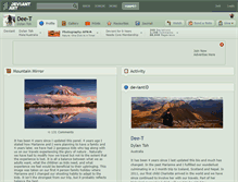 Tablet Screenshot of dee-t.deviantart.com