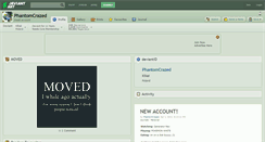 Desktop Screenshot of phantomcrazed.deviantart.com