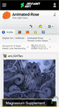 Mobile Screenshot of animated-rose.deviantart.com