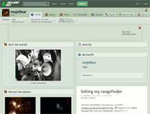Tablet Screenshot of mojofleur.deviantart.com