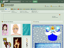 Tablet Screenshot of emolovesdark.deviantart.com