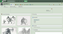 Desktop Screenshot of darkshine14.deviantart.com