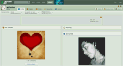 Desktop Screenshot of aphanter.deviantart.com