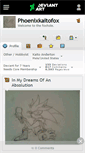 Mobile Screenshot of phoenixkaitofox.deviantart.com