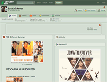 Tablet Screenshot of jonatick4ever.deviantart.com