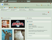 Tablet Screenshot of onixan.deviantart.com