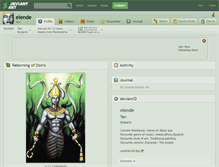 Tablet Screenshot of elende.deviantart.com
