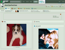 Tablet Screenshot of moonstardutchess.deviantart.com