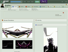 Tablet Screenshot of m-a-k-a.deviantart.com