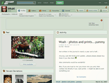 Tablet Screenshot of bikuki.deviantart.com