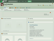 Tablet Screenshot of eva-productions.deviantart.com