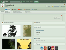 Tablet Screenshot of powerofmind.deviantart.com
