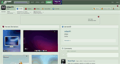 Desktop Screenshot of milan91.deviantart.com