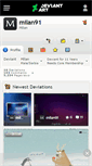 Mobile Screenshot of milan91.deviantart.com
