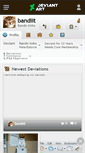 Mobile Screenshot of bandiit.deviantart.com