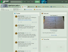 Tablet Screenshot of aperture-labs.deviantart.com