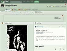 Tablet Screenshot of disturbed-images.deviantart.com