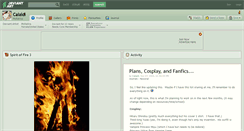 Desktop Screenshot of calaidi.deviantart.com