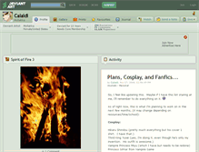 Tablet Screenshot of calaidi.deviantart.com
