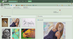 Desktop Screenshot of perfectat.deviantart.com