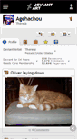 Mobile Screenshot of agehachou.deviantart.com