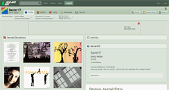 Desktop Screenshot of baxter17.deviantart.com