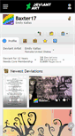 Mobile Screenshot of baxter17.deviantart.com