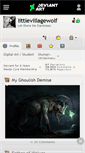 Mobile Screenshot of littlevillagewolf.deviantart.com