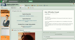 Desktop Screenshot of equine-artists-list.deviantart.com