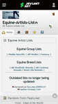 Mobile Screenshot of equine-artists-list.deviantart.com